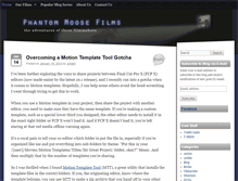 Tablet Screenshot of phantommoose.com